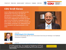 Tablet Screenshot of cdu-gross-gerau.de